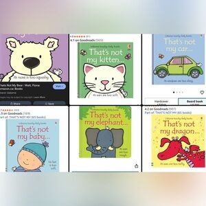 Usborne That’s Not My… baby/toddler board book lot